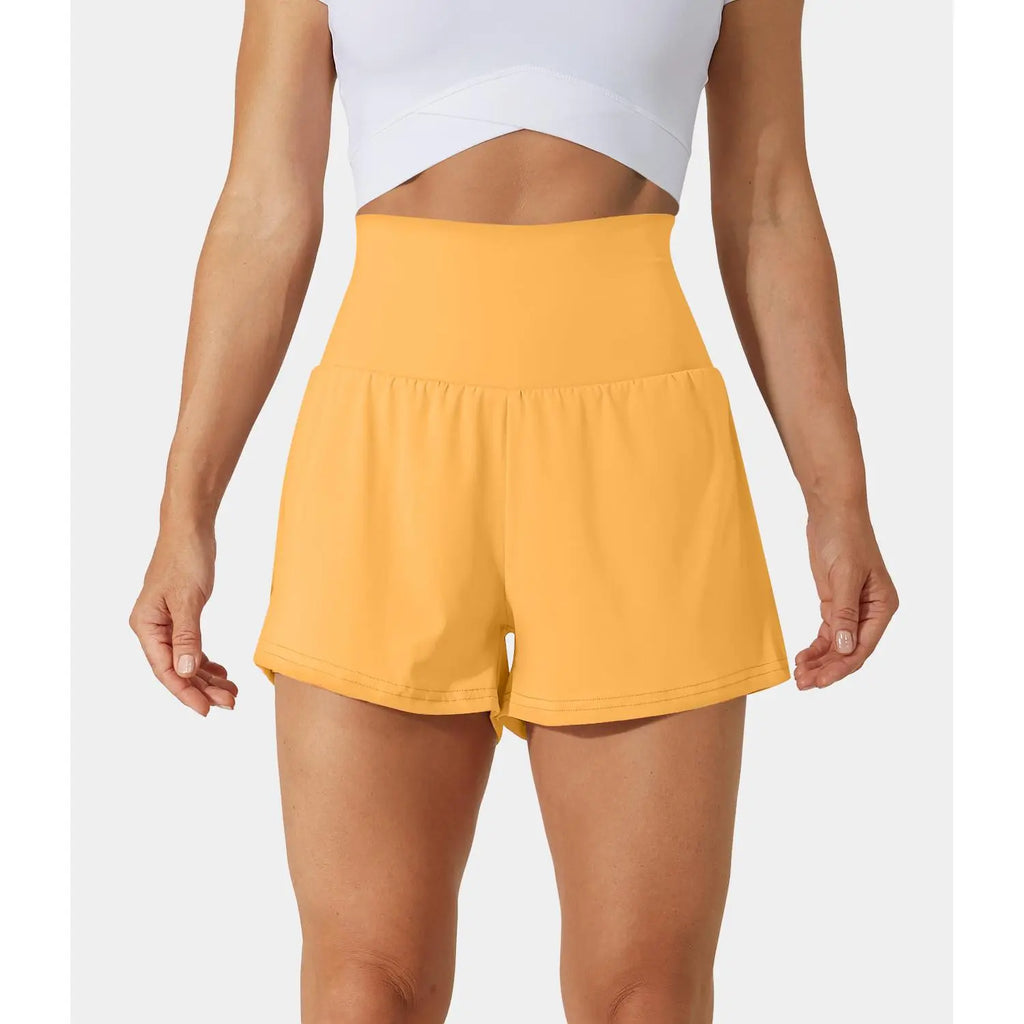 Halara Super High Waisted Back Pocket & Side Hidden Pocket 2-In-1 Yoga Shorts 3", Summer Running Shorts for Women, Sports Workout Shorts, Gym Outfit#Tiktokshopspringglowup