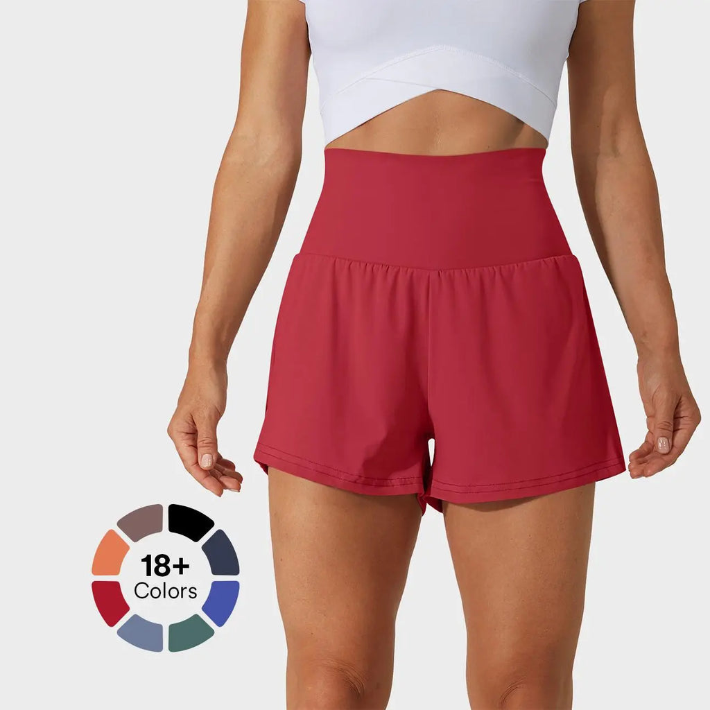 Halara Super High Waisted Back Pocket & Side Hidden Pocket 2-In-1 Yoga Shorts 3", Summer Running Shorts for Women, Sports Workout Shorts, Gym Outfit#Tiktokshopspringglowup