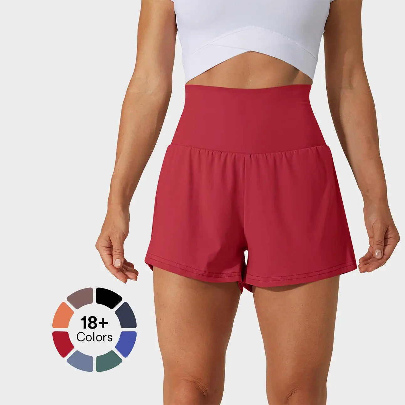 Halara Super High Waisted Back Pocket & Side Hidden Pocket 2-In-1 Yoga Shorts 3", Summer Running Shorts for Women, Sports Workout Shorts, Gym Outfit#Tiktokshopspringglowup