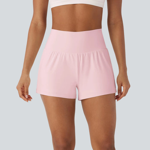 Halara Super High Waisted Back Pocket & Side Hidden Pocket 2-In-1 Yoga Shorts 3", Summer Running Shorts for Women, Sports Workout Shorts, Gym Outfit#Tiktokshopspringglowup